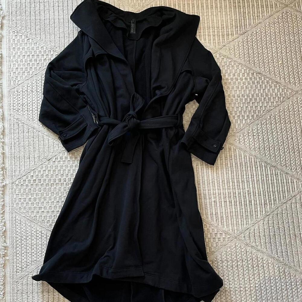 Skims Boyfriend Fleece Oversized Trench Coat - Picture 9 of 12